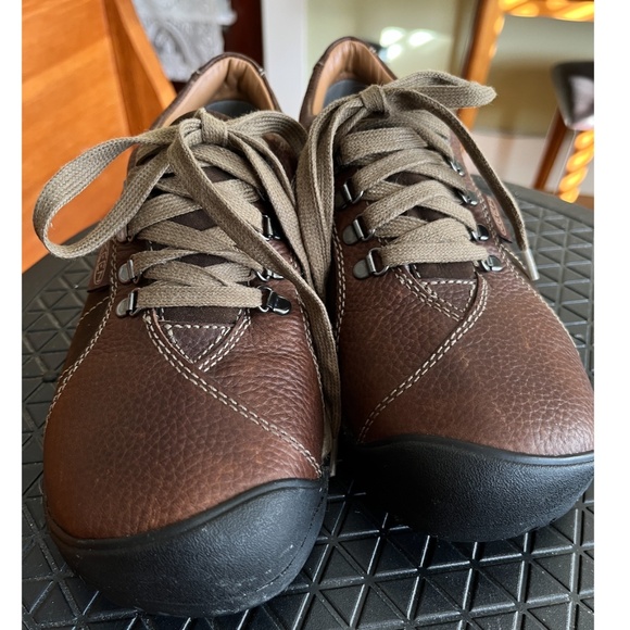 Keen Presidio Leather Hiking Sneaker Brown Retail $150 - Picture 4 of 6